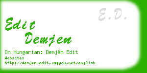 edit demjen business card